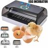 12 Egg Incubator Automatic, Digital Smart Incubator with Auto Turner & Temperature Control, for Hatching Chicken, Duck, Goose Eggs