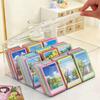 1pc Multifunctional Transparent Black/transparent Acrylic Card Storage Box with 9 Compartments That Can Hold Over 1500 Postcards