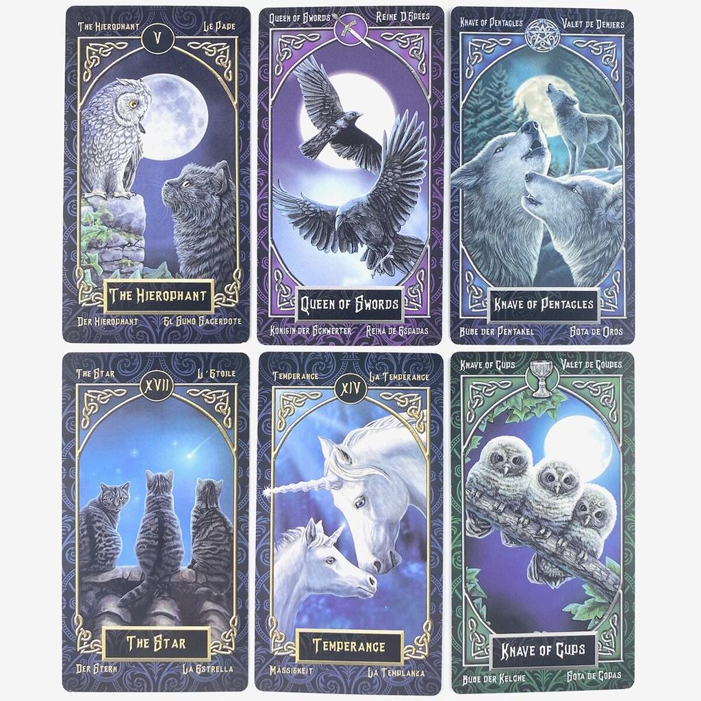 Familiars Tarot Deck Leisure Party Board Game Fortune-telling Prophecy Oracle Cards