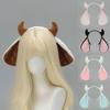 Fluffy Goat Horn Animal Ear Headbands Cute Girls Hairband Kawaii Lamb Headband  Party Decorations