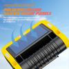 COB LED Solar Work Light Rechargeable LED Flashlight Inspection Lamp with Magnetic Hook Built-in Hardware Toolbox Portable Lamp