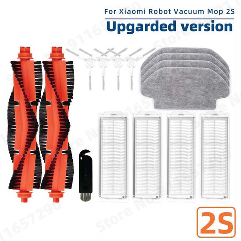 For Xiaomi Mi Robot Vacuum Mop 2S / Mop P / Mop Pro / XMSTJQR2S / STYTJ02YM Replacement Parts Main Side Brush Hepa Filter Mop