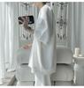 Men's Plus Size Summer Waffle Jacquard Loose Half Sleeve T-Shirt, Round Neck Pullover