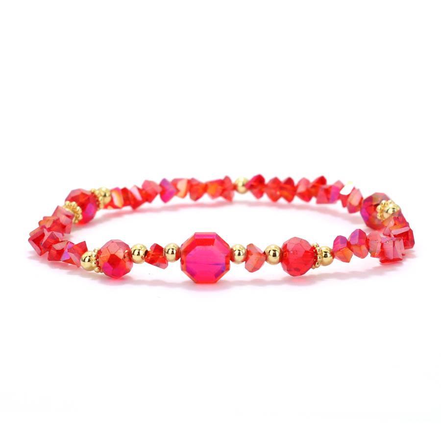 Pulseira Doce Colorida Fantasia Mulheres Pulseira Geométrica de Contas Cristal Austríaco de Luxo Amizade Braslet Presente para Melhor Amiga