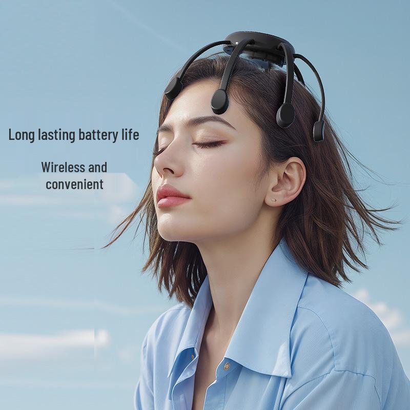 Multi-Functional Electric Head Massager: Vibration, Relaxation, Meridian Dredging Claw