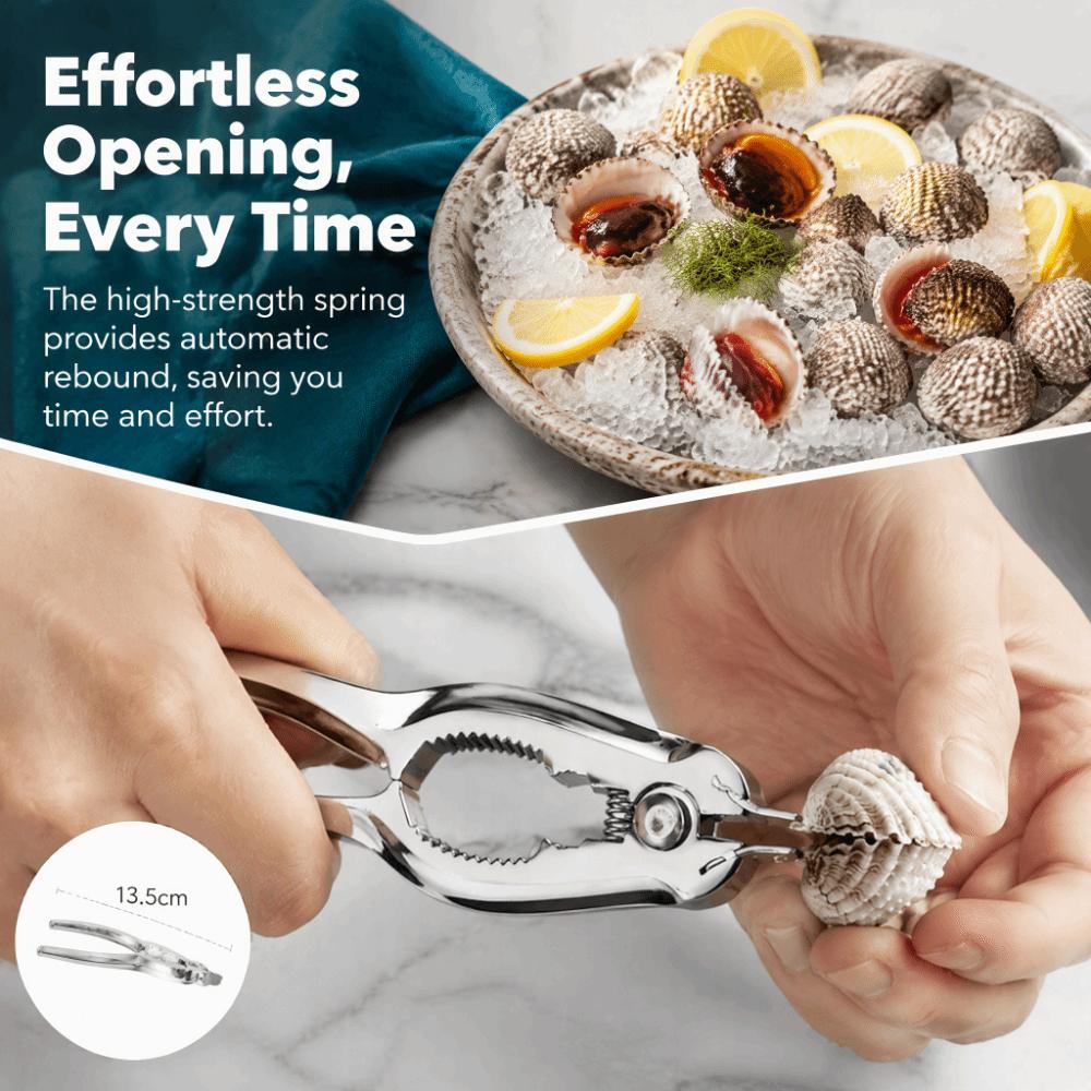 Zinc Alloy Seafood Cracker Tool Multi Functional Blood Clam Opener Clam Opener Lobster Cracking