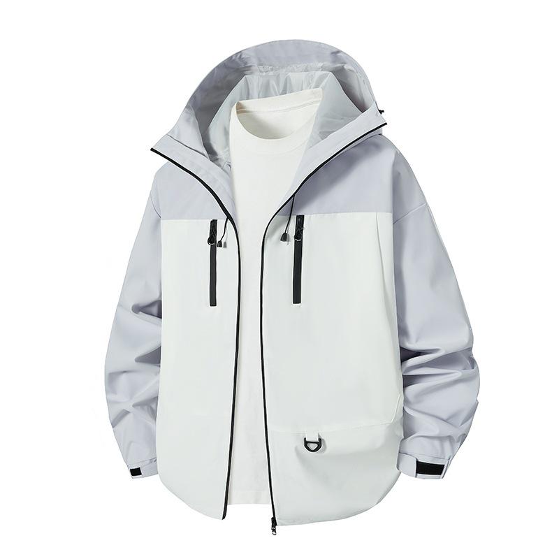 2025 High-Quality Unisex Loose Sporty Windbreaker: Spring Casual Youth Style Jacket