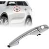 Priprilod Chrome Outside Door Handle Front Driver Side Compatible with Kia Sorento 2016-2020# 82651-C5010 82652-C5010