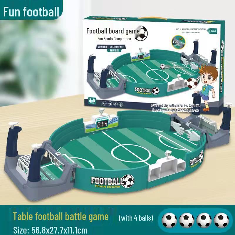 TEMU Interaktives Tischfußball-Desktopspiel für zwei Spieler für Kinder