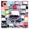 50 Record Record Machines with Small Personality, Fresh and Trendy Cool Decorative Water Cup Suitcase Laptop Stickers