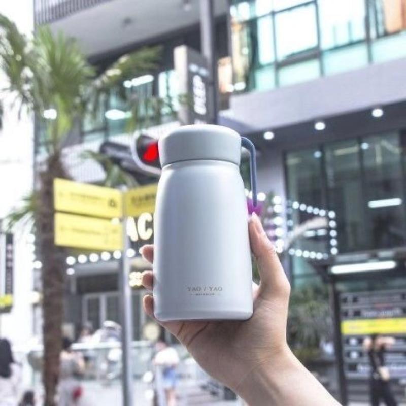 Thermos Cup 350ml Vacuum Flasks Portable Stainless Steel Thermos Cup Water Bottle Travel Tea Mug Office Thermos Cup