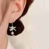 Purple Fairy Tassel Flower Earrings - Mori Girl Style