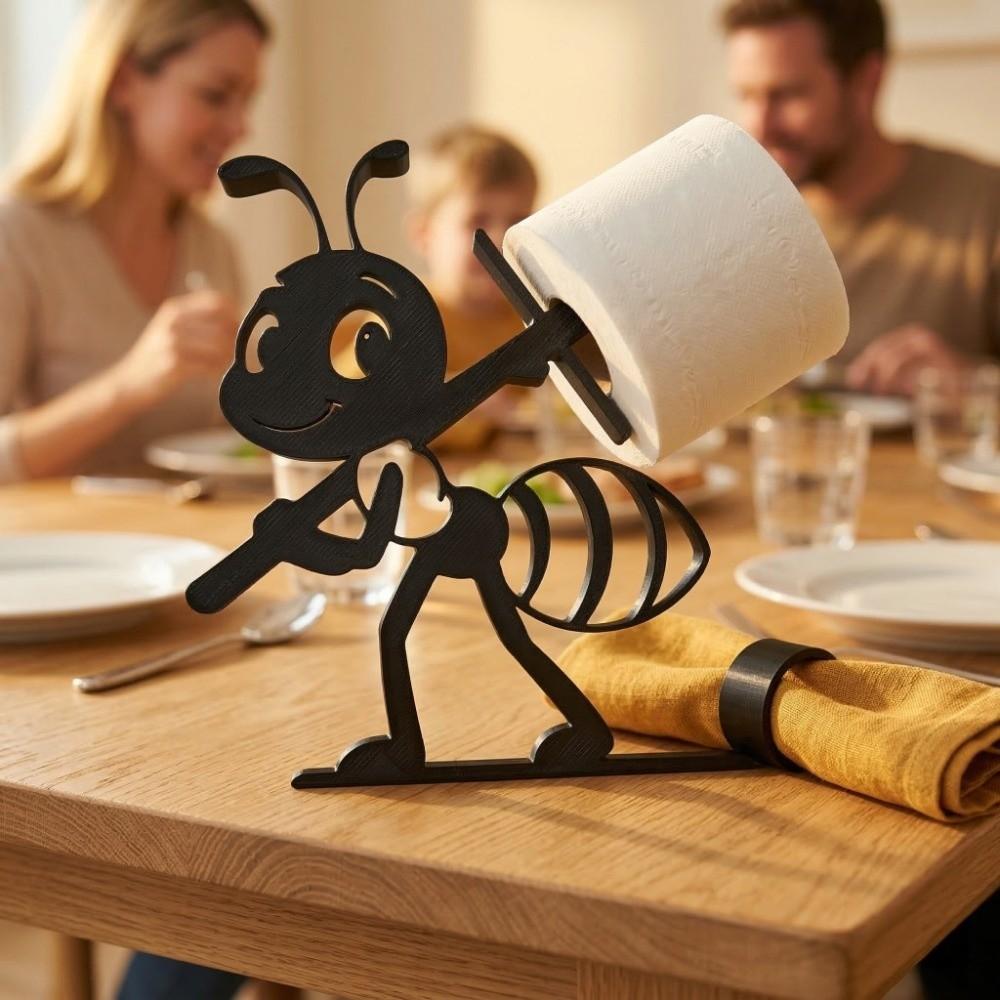 Tissue Stand Ant Tissue Holder Ornament Free Standing Vertical Napkins Rack  Bathroom
