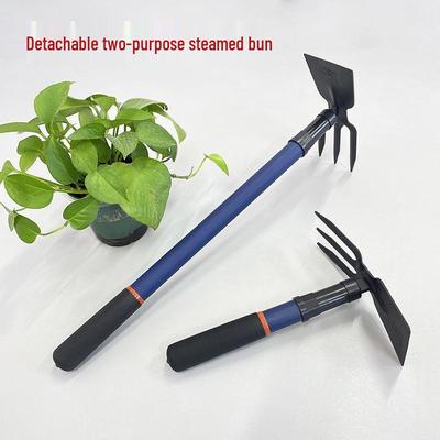 Detachable Double-Sided Garden Hoe for Weeding and Soil Loosening