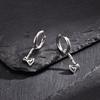 Vnox Viking Axe Hoop Earrings for Men Stainless Steel Drop Dangle Norse Mythology Jewelry Gift
