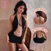 Sexy Underwear Tight Royal Sister Outfit Hip Wrap Free Nightclub Sex Female Secretary Suit Stunner Chest Sex Uniform