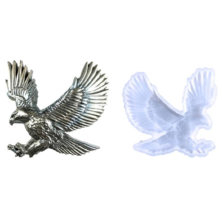 2Pcs Wall Hanging Silicone Moulds Flying Eagle Owls Decor Mold DIY Pendant