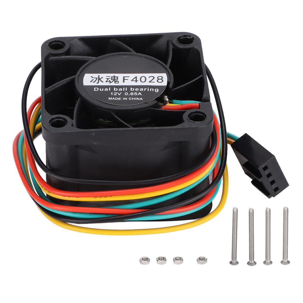 PC Case Fans 16000RPM Two Ball Bearing Low Noise Powerful Heat Dissipation Wide Application 12 Volt Fan for Computer Car