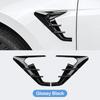 Heenvn 2Pcs Side Camera Cover For Tesla Model Y Juniper Launch Model 3 Highland 2026 2025 ABS Leaf Board Dash Cam Protect Kit