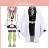 Exquisite Demon Slayer Kanroji Mitsuri Cosplay Costume Complete Outfit For Halloween Events