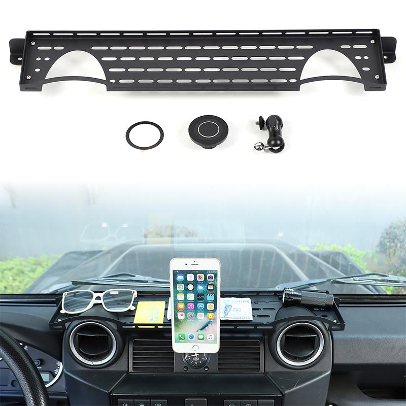 For Land Rover Defender 90 110 2004-2018 Car Center Console Phone Holder Sports Camera Bracket Radio Intercom Stand Storage Tray