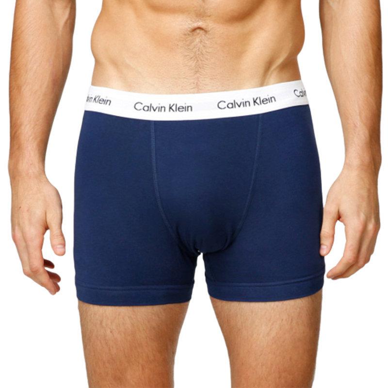 Calvin Klein Letter Mid-Rise Boxer Briefs 3-Pack Men Underwear Multiple-Colors U2662G-I03