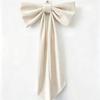 Elegant Large Christmas Bowknot Solid Color Creative Xmas Tree Topper Bows Reusable 60x120cm Christmas Decorative Bow