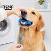Dog Calculus Remover Tooth Brushing Helper, Pet Dental Prop Chewable Toy, Dual-Action Canine Oral Back Molar Cleaning Toy Care Tool for Teeth,