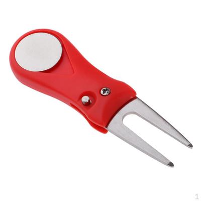 Golf Repair Tool With Ball Marker