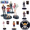 Limited Edition Red One Piece Movie Figures Monkey D. Luffy Roronoa Zoro Sanji And Usopp 18cm Pvc Toys