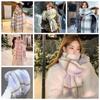Coldproof Wool Tassel Scarf Korean Style Women Shawl Fashion Winter Cashmere Scarves  Girls