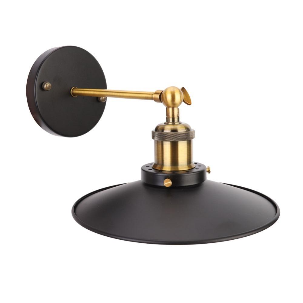 Iron Wall Lamp 110-220V Wall Light Industrial Style Sconce Light Bar