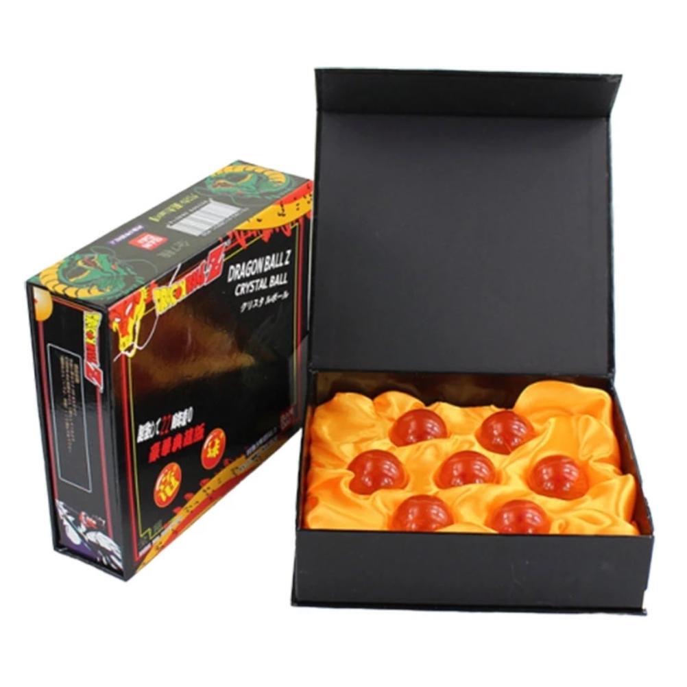 7PCS Dragon Balls Kristallkugeln Kristallglaskugeln Multifunktionale Sicherheit Anime Translucent Bälle