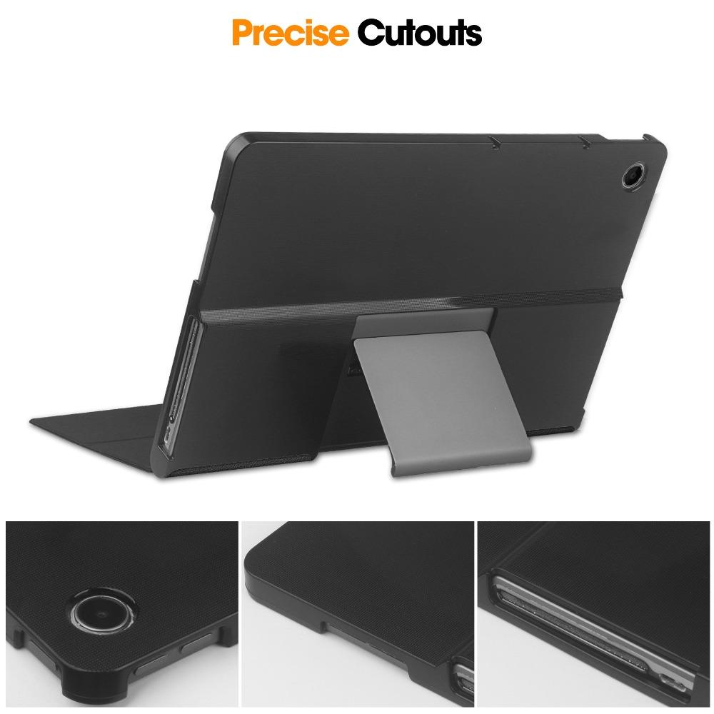 For Lenovo Tab Plus TB351FU Tablet Case with Stand PU Leather Cover Shockproof Protective Sleeve