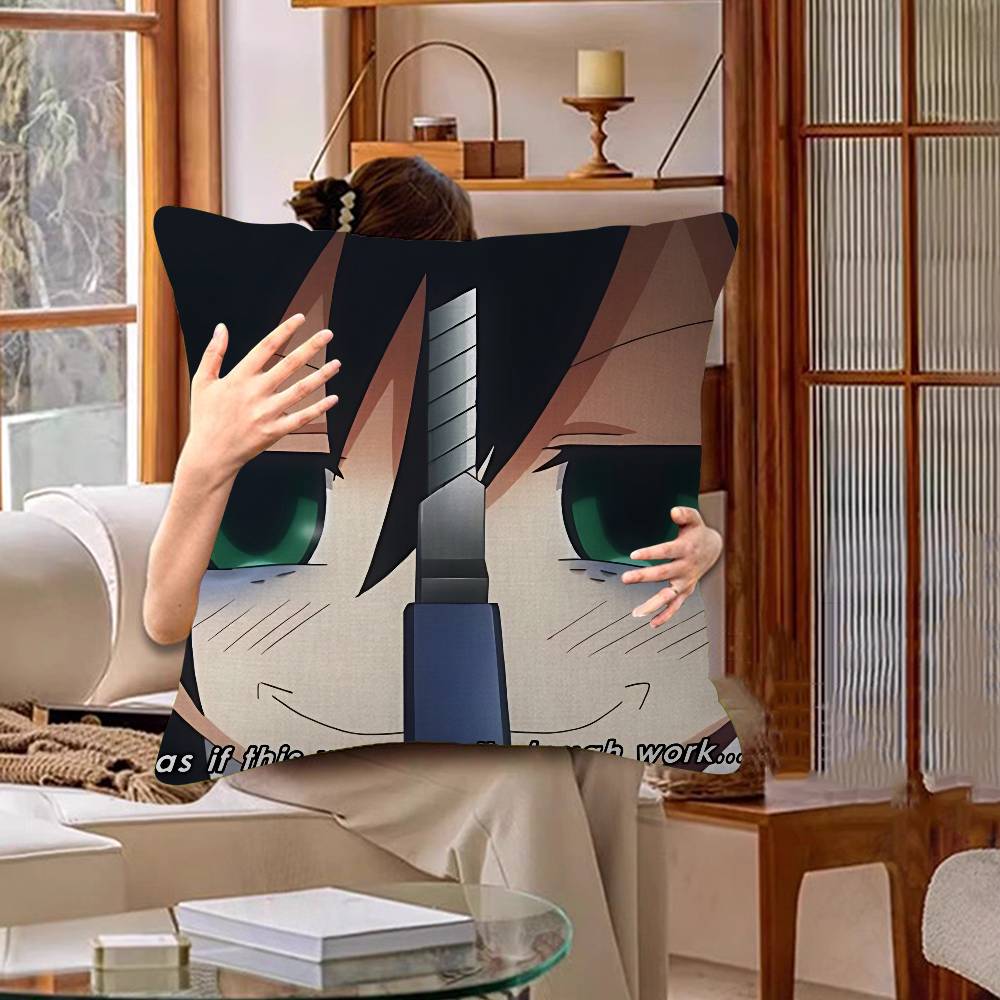 Watamotes KKurokis TTomokos Cushion Cover Pillowcase Upholstery Sofa Throw Pillow Home Decor Pillowcas