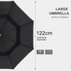 Wooden Long Umbrella Male Big Size Windproof Golf Umbrella for Men Business Style Large Rain Umbrellas Corporation