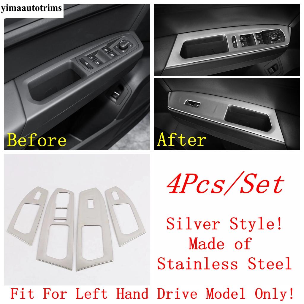 AC Air Window Lift Head Light Lamp Gear Panel Rest Pedal Cover Trim Accessories For VW Volkswagen Atlas / Teramont 2017 -