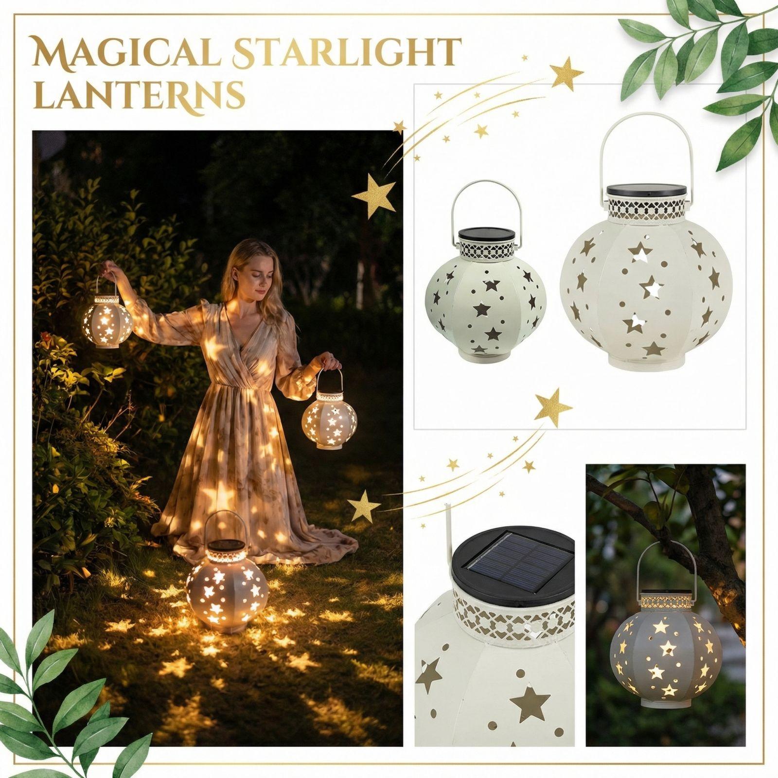 

Solar Powered Star Night Lights, Courtyard Lights For Creating An Atmosphere Of Light And Shadow, Garden Lights, LED Lights one size