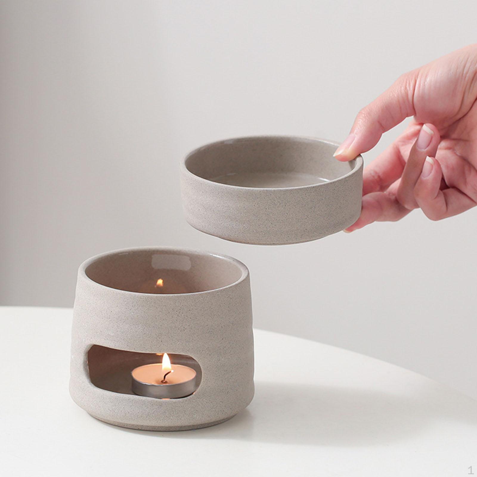 

Керамическая аромалампа для эфирных масел, плавитель для воска, декоративная грелка, стильный подсвечник для чайной свечи, ароматизатор