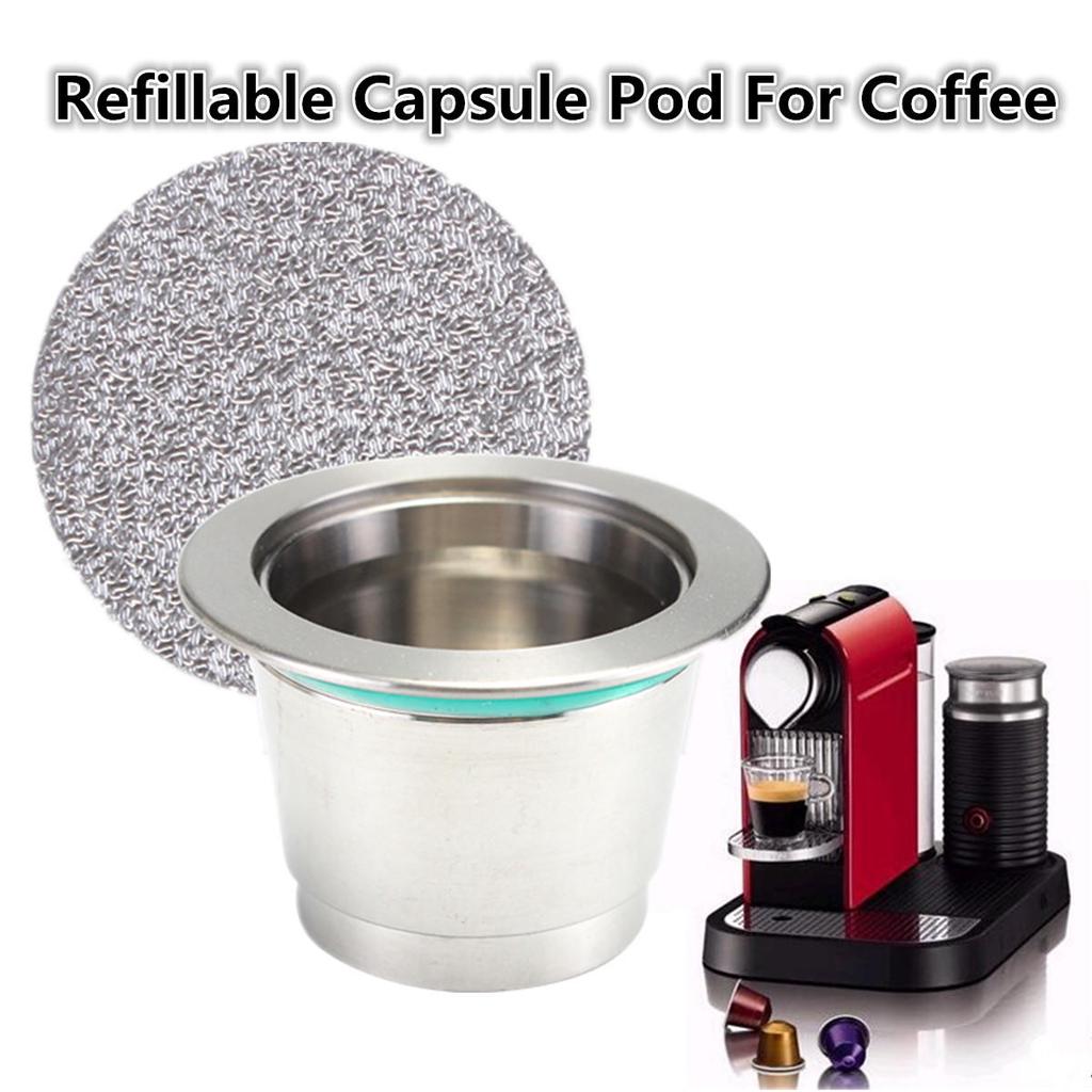 Stainless Steel Refillable Reusable Capsule Cup Pod For Illy Coffee