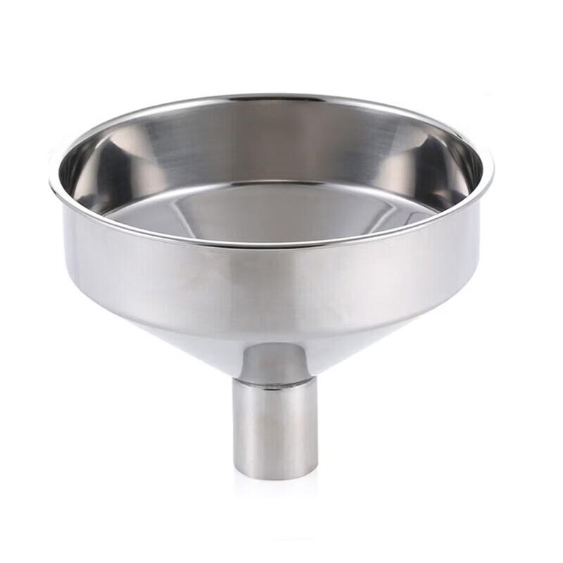 Stainless Steel Thickened Large Funnel with Extended Tube