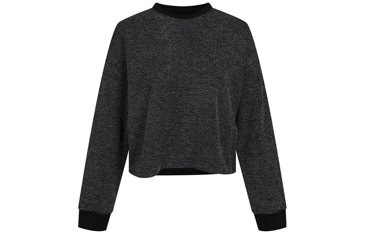 

Nike Sweatshirts Women s Black Crew Neck Moderate Regular CU6339-010 XL