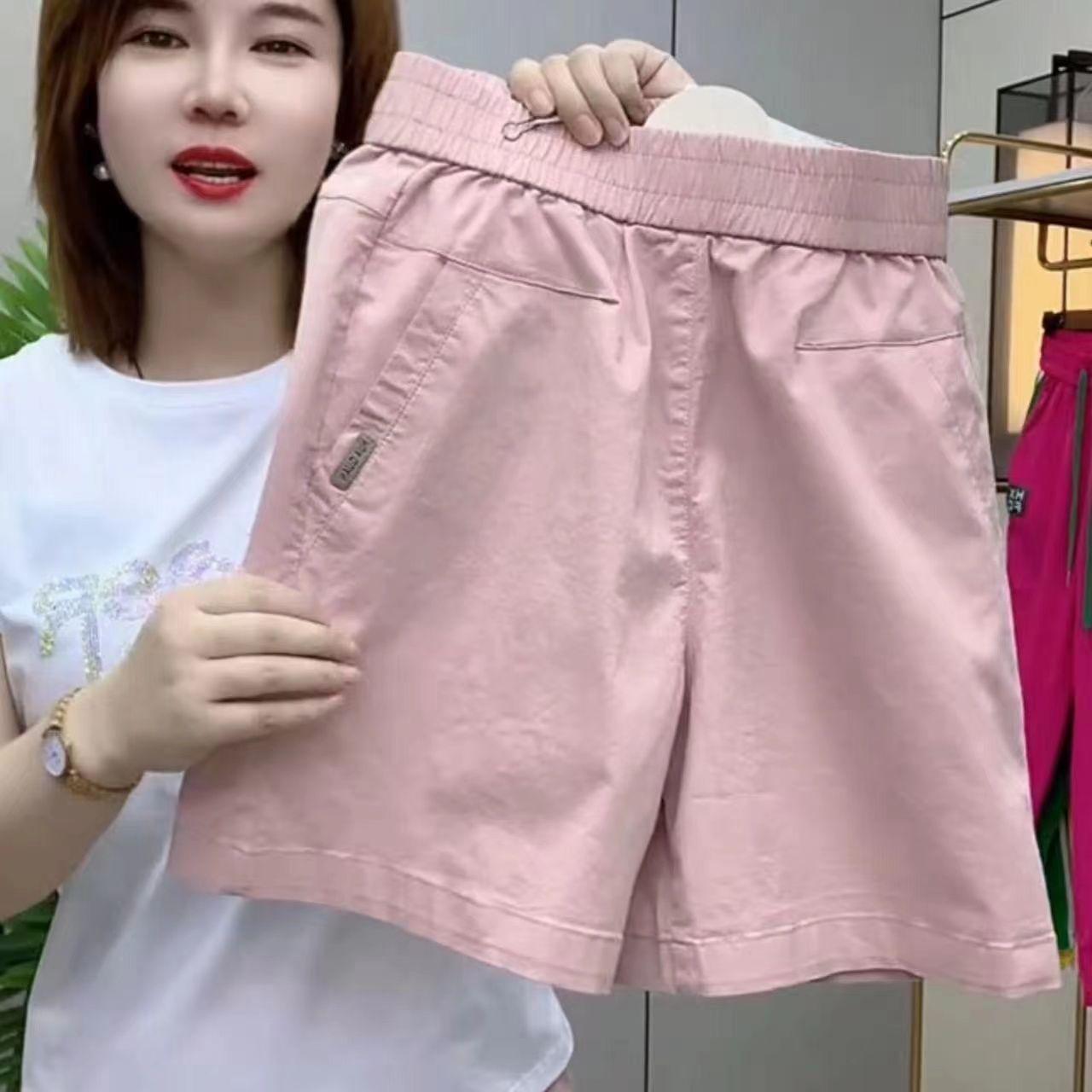

Women s Stylish High-Waisted Cotton Harem Shorts - Versatile, Slimming, and Youthful Korean Design M Recommended below 100 jin
