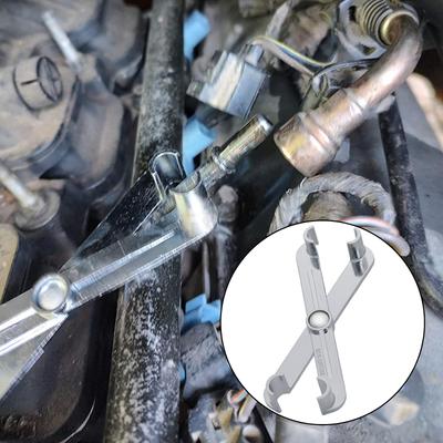 Removal Wrench Auto Fuel Pipe Remover Tool Air Conditioning Line Fuel Pipe Disconnect Spring Release Tool Multi-purpose Wrench