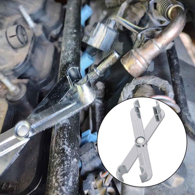 Removal Wrench Auto Fuel Pipe Remover Tool Air Conditioning Line Fuel Pipe Disconnect Spring Release Tool Multi-purpose Wrench