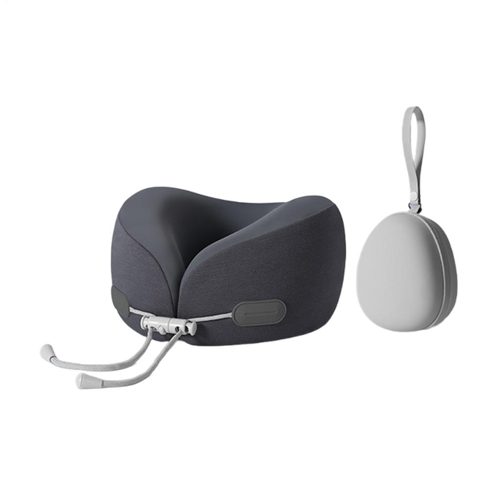 

Travel Neck Pillow Soft U Shaped Neckrest Portable U Shape Neck Pillow for Women Men Reading Workplace Flight Yoga Camping серый