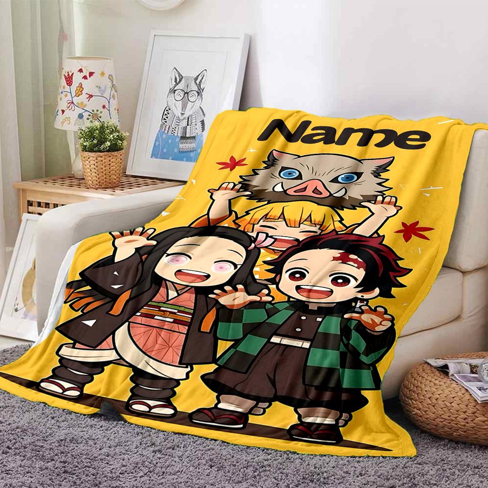 Custom Name Flame Passion Name'S Journey Party Blanket For Couch Bed Plush Cozy Fuzzy Blanket Super Soft Warm Blankets For Fall And Winter 0916304