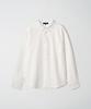 JOJILONG Jn138 Minimal Jacquard Stripe Shirt - White