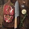 7 Inch Santoku Knife With Wood Cover 67 Layers Damascus Steel Blade Chef Cleaver Slicing Japanese Kitchen Knife Cooking Tools