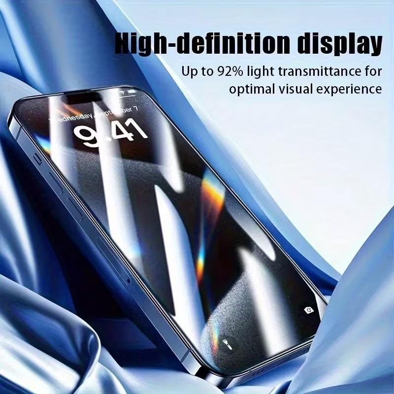 5P Ultra HD Full Coverage Tempered Glass Screen Protectors Compatible with iPhone 18/18 Pro/18 ProMax/17Pro Max/17/16 Pro Max/16 Pro/16 Plus/16/15
